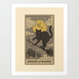 Knight of Wands Art Print