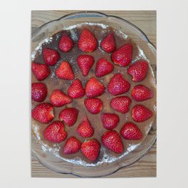 Strawberry cake Poster