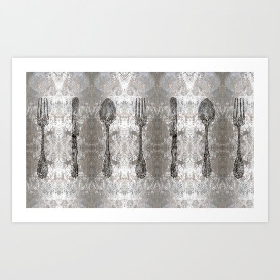 Cutlery Art Print