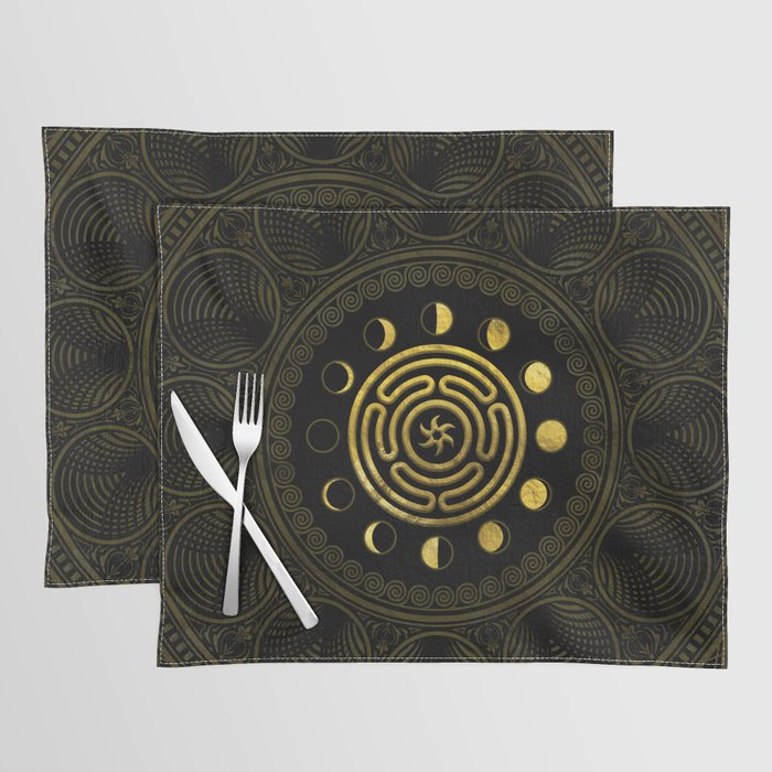 Wheel of Hecate and Moons  Placemat