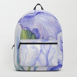 Watercolor Iris Backpack