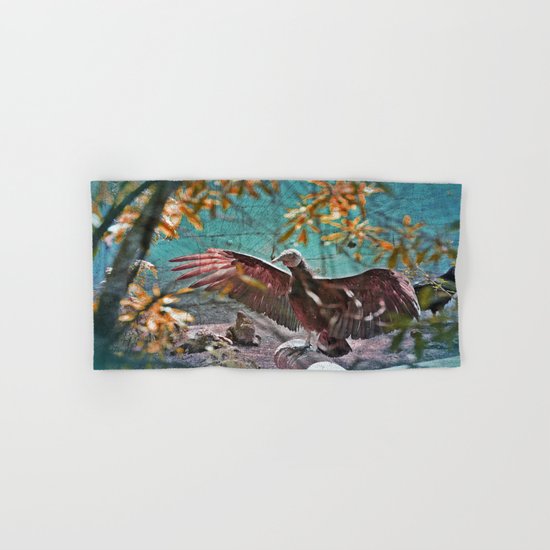 Vulture Rise of the Fire Wizard Hand & Bath Towel