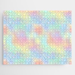 Pretty Holographic Glitter Rainbow Jigsaw Puzzle