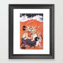 Hindu Durga 4 Framed Art Print