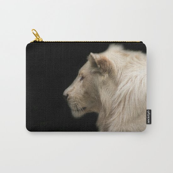 Young white lion Carry-All Pouch