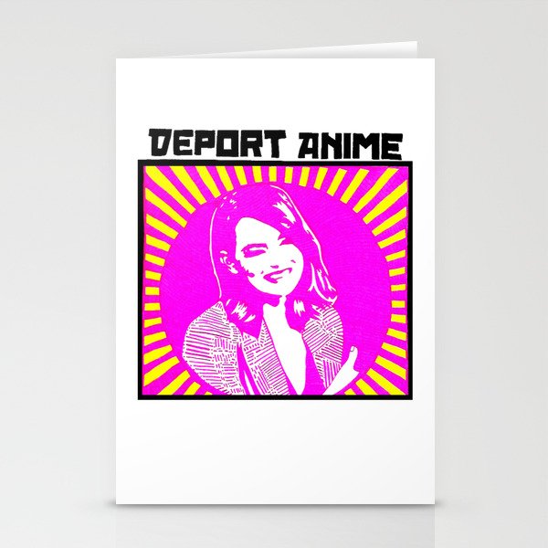 Queen Emma Stone: Deport Anime Stationery Cards