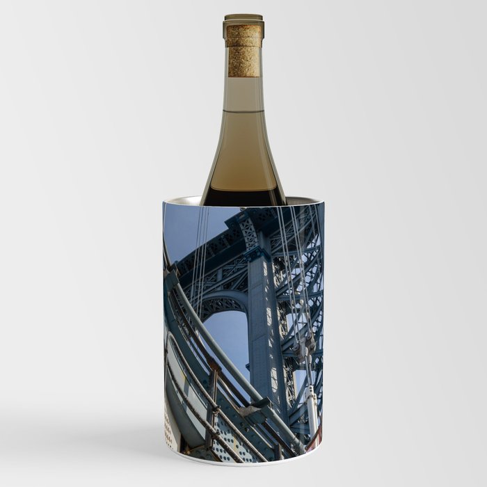 Manhattan Bridge From Below | Architecture Photography Wine Chiller