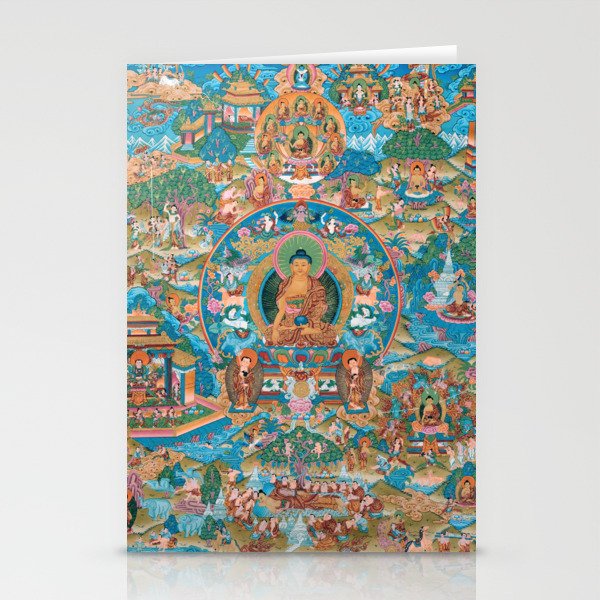 Medicine Buddha Thangka Stationery Cards