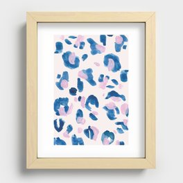Abstract Leopard 3 Recessed Framed Print