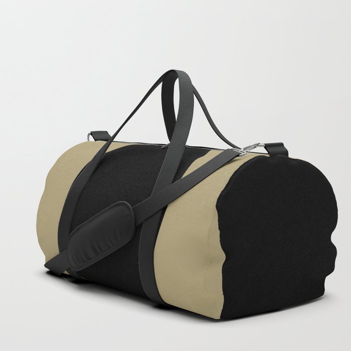 Letter O (Sand & Black) Duffle Bag