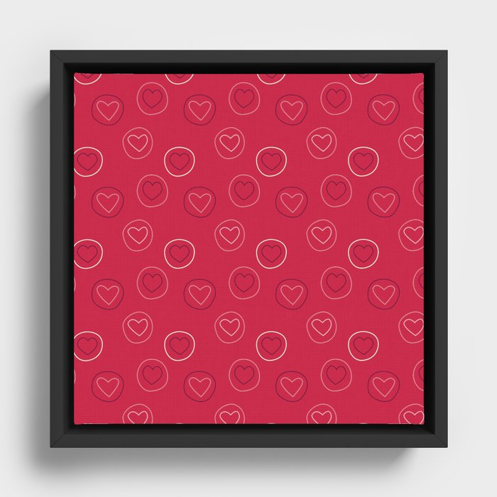 Amazing Valentines Decoration Framed Canvas