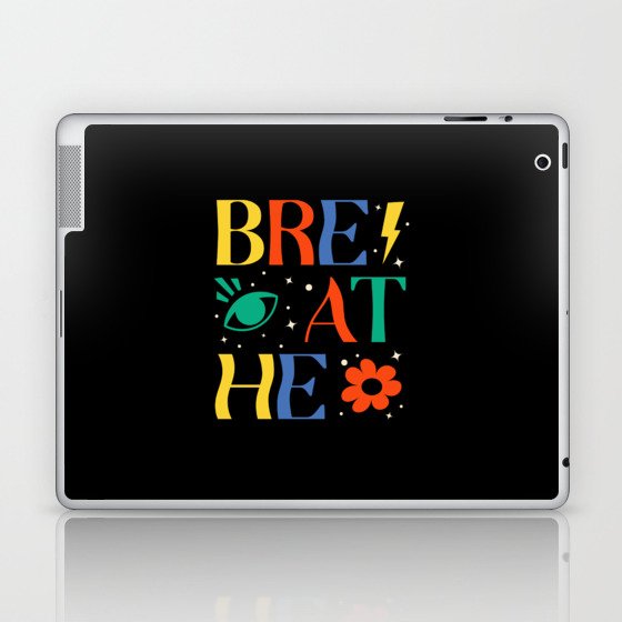 Breathe retro Laptop & iPad Skin