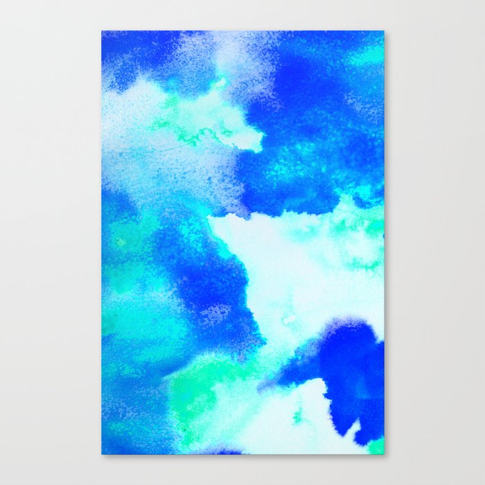 Blue Java Canvas Print