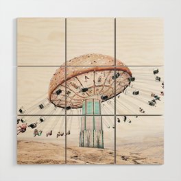 Mushroom Carousel Wood Wall Art