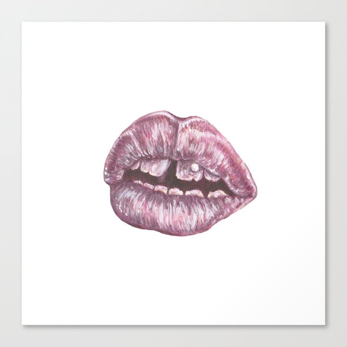 Lips.1 Canvas Print