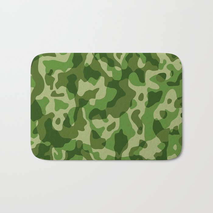 Camouflage Army Military Texture Pattern Bath Mat