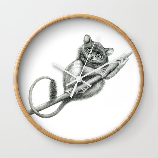 Philippine Tarsier G2012-047 Wall Clock