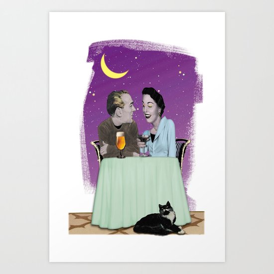 Dinner Art Print