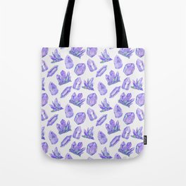 Crystals - Purple Agate Tote Bag