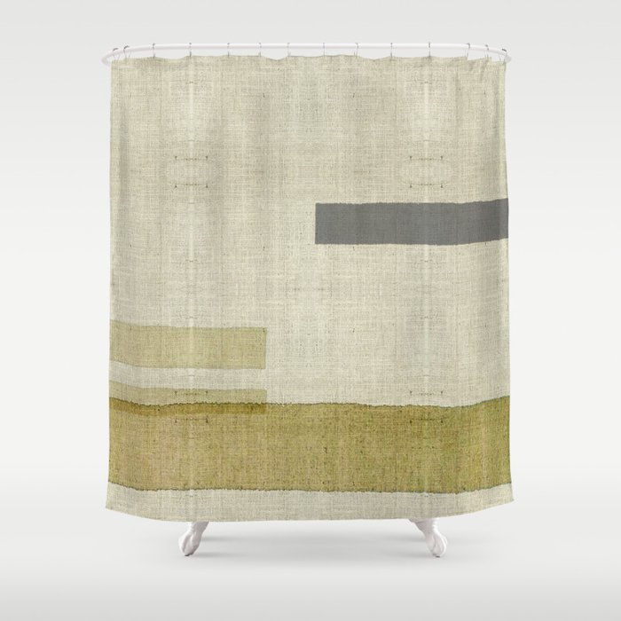 Burlap Texture Natural Shades Shower Curtain By Marcanton Society6