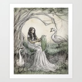 The Wild Swans Art Print