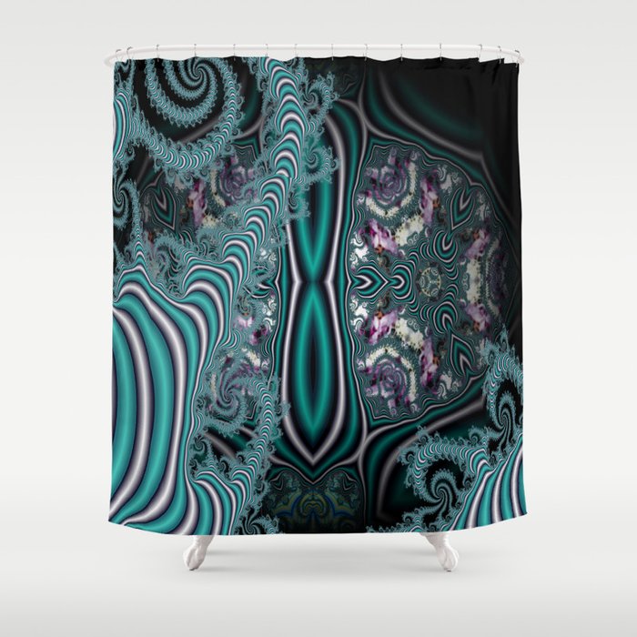 Fractal Design #4 Shower Curtain