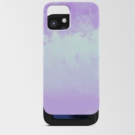 Pastel lavender sky iPhone Card Case