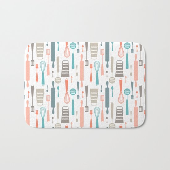 Kitchen utensils Bath Mat