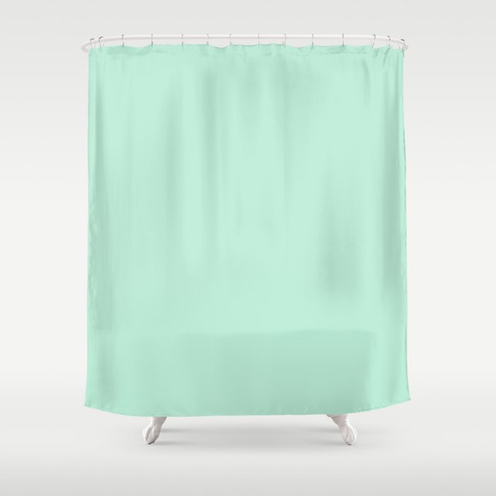 mint green shower panels