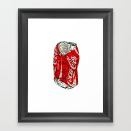 Pop Coke Framed Art Print