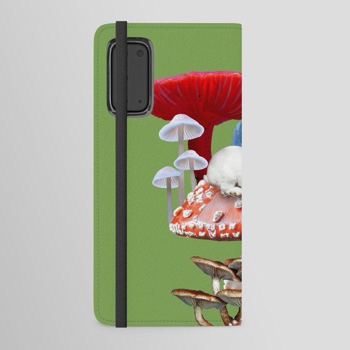 Mushroom Spring Fantasy Android Wallet Case