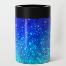 Blue Green Sparkle Can Cooler