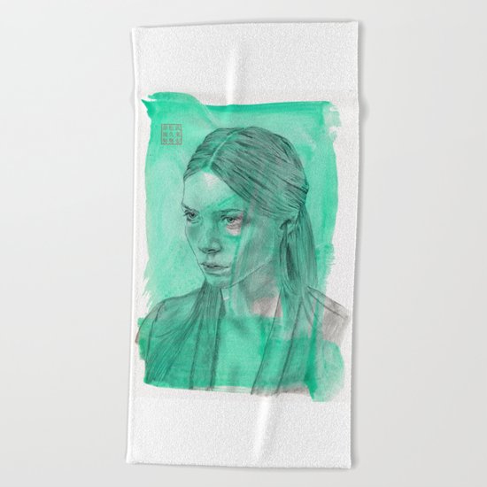 Phthalo Beach Towel