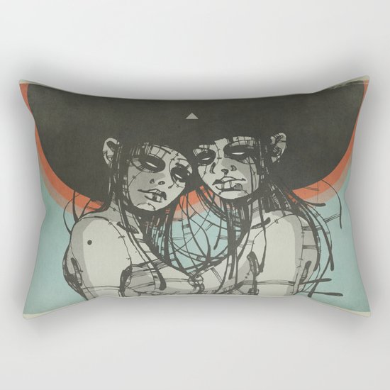 Nymphs (Ext) Rectangular Pillow