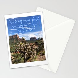 Wherever you will roam greeting Stationery Cards