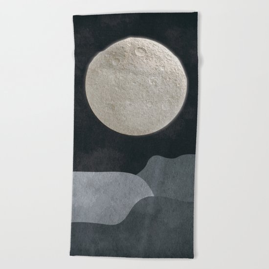 FULL MOON Beach Towel