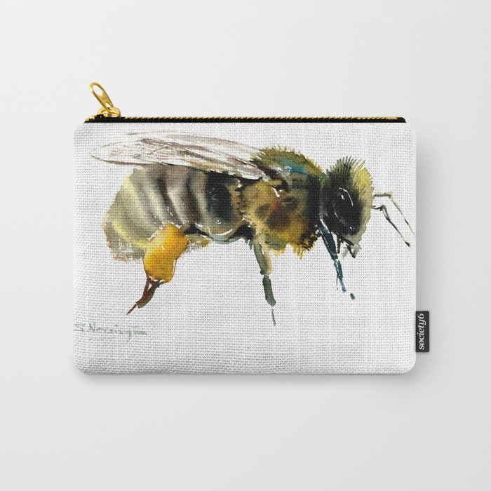 Bee, bee design honey bee, honey making Carry-All Pouch