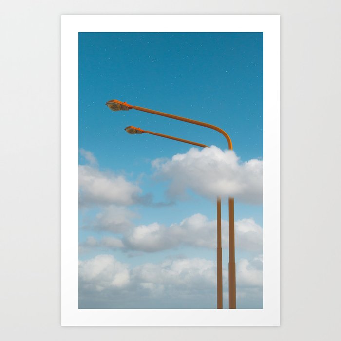 of light poles VIII Art Print