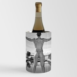 Freedom Swim Male Nude Wine Chiller