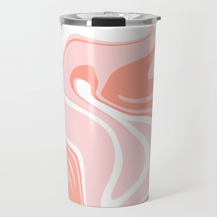 Abstract Free Flow 002 Travel Mug