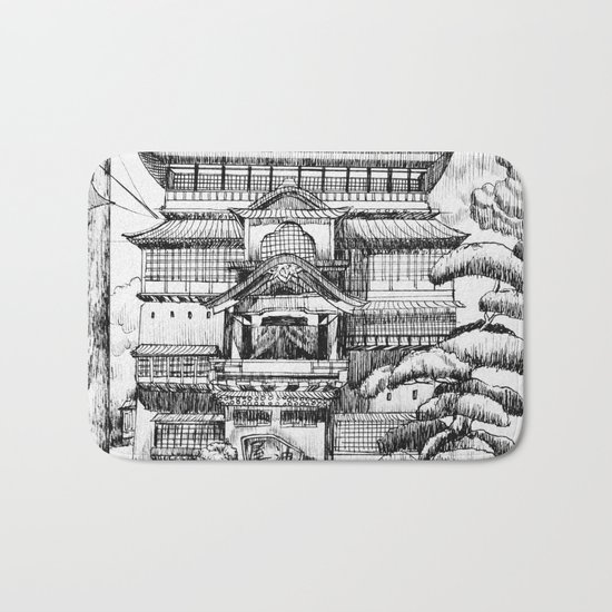 Spirited Away Bathhouse Bath Mat