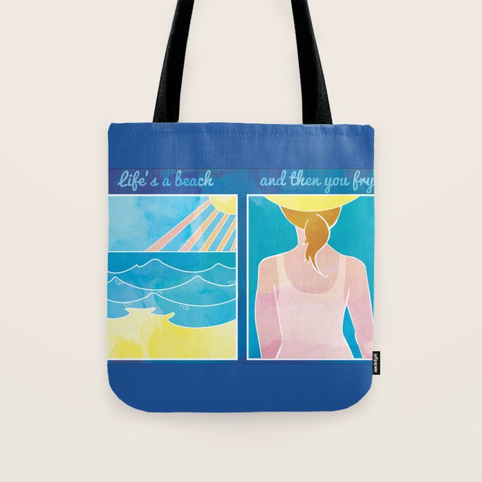 life's a beach bag