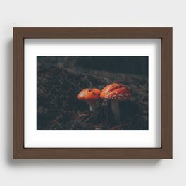 Mushrooms Recessed Framed Print