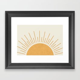 Sunshine Everywhere Framed Art Print