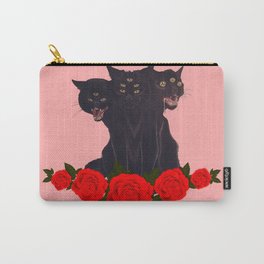 Black cat from hell Carry-All Pouch