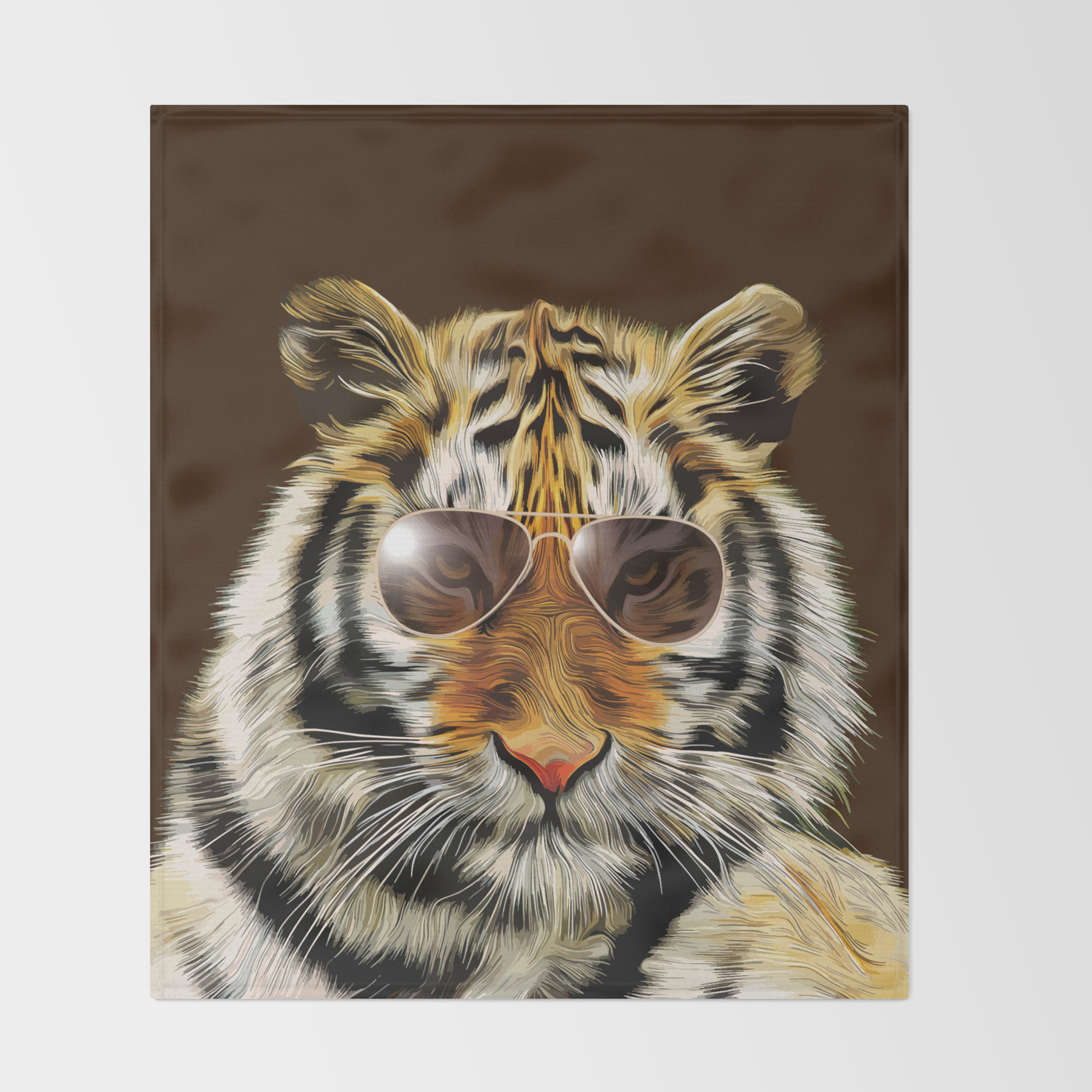 In The Eye Of The Tiger Throw Blanket By Tr3art Society6