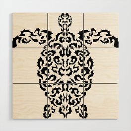 Sea Turtle in shapes Wood Wall Art