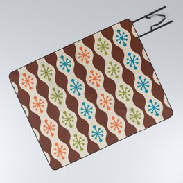 Mid Century Modern Ogee Pattern 143 Picnic Blanket