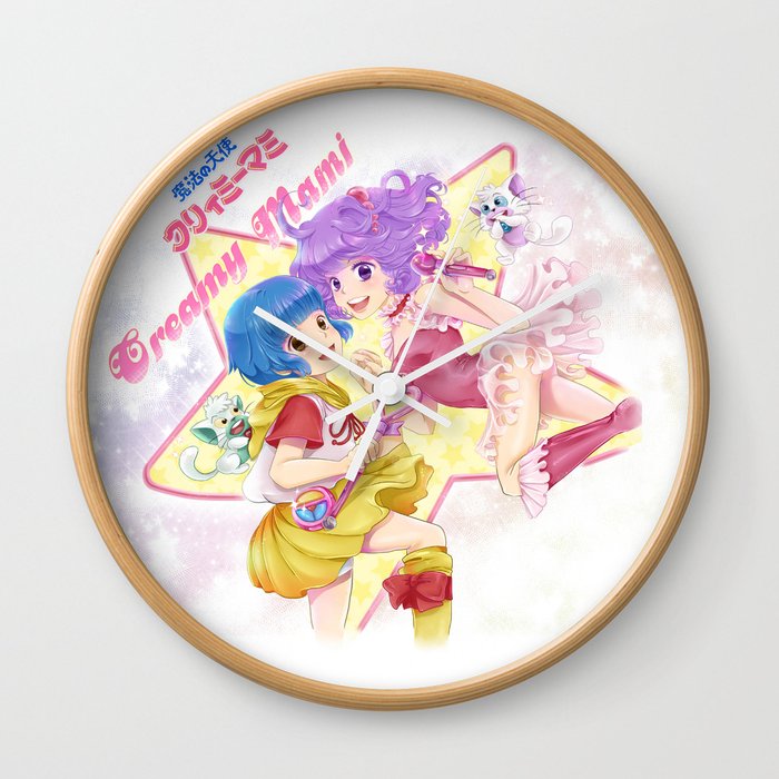 Magical Angel Creamy Mami Wall Clock By Angelalararuiz Society6
