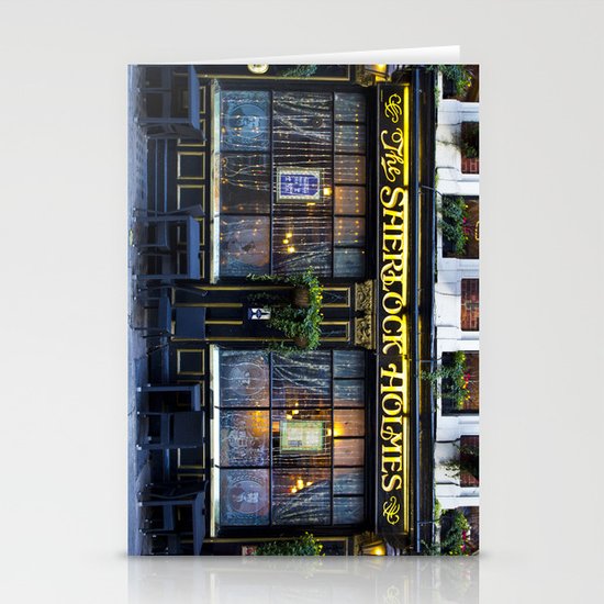 The Sherlock Holmes Pub London Stationery Cards
